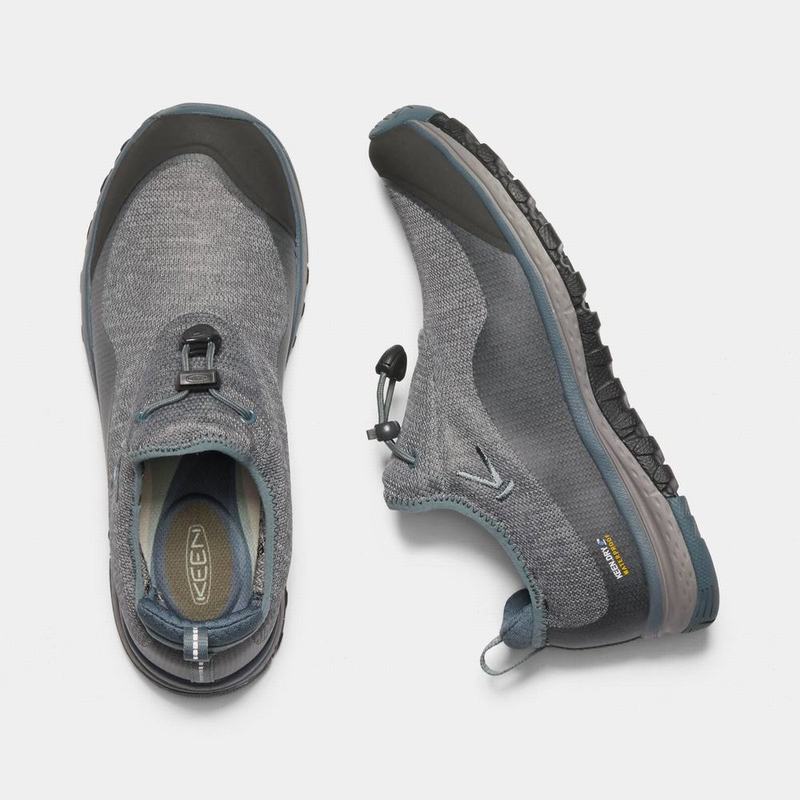 Keen Terra Moc Waterproof Womens Hiking Shoes Grey Online NZ (9312-WQAVH)